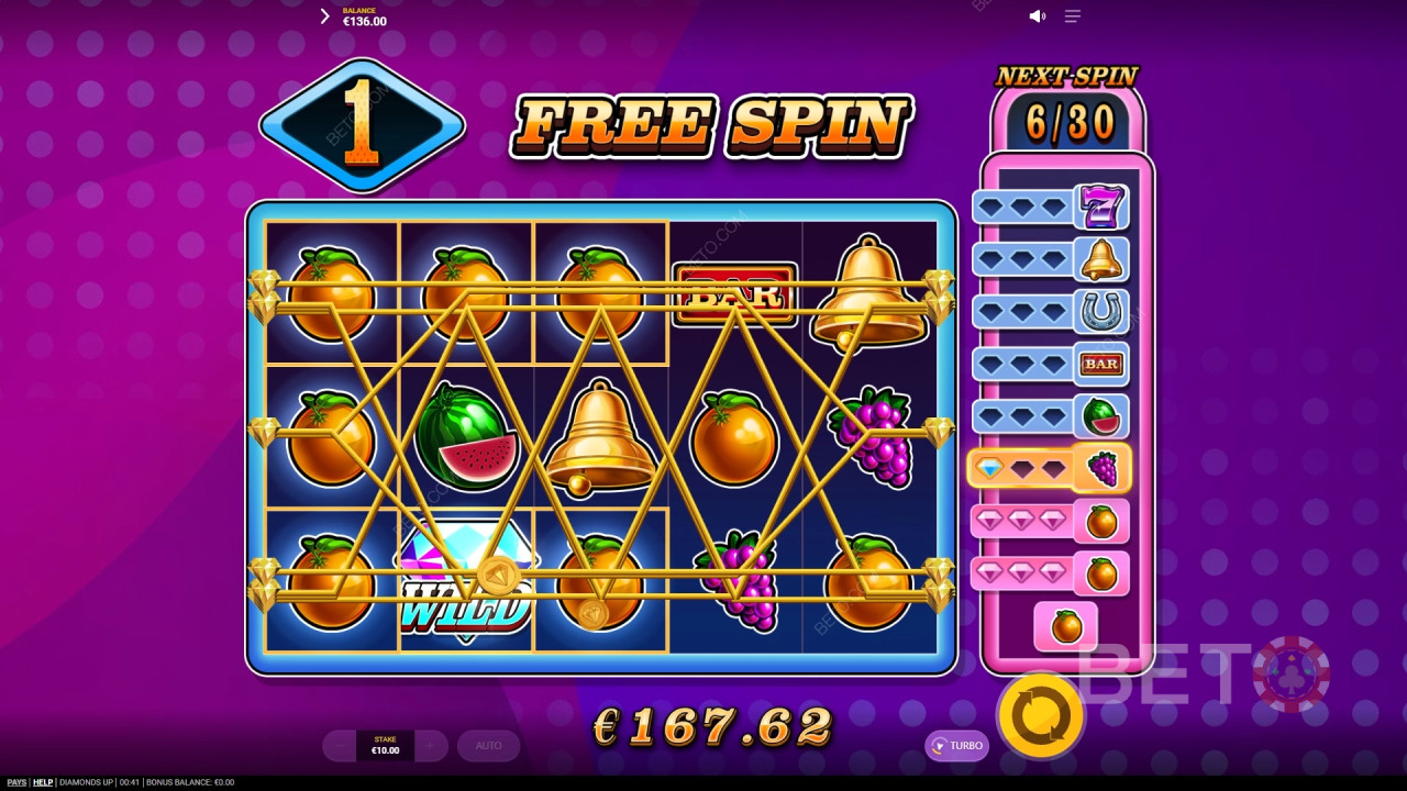 Diamonds Up Review by BETO Pokies