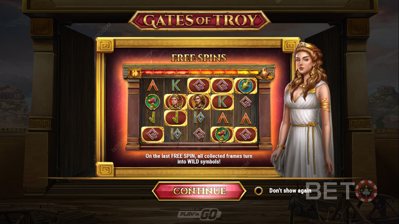 All symbols morph into Wilds on the final Free Spin