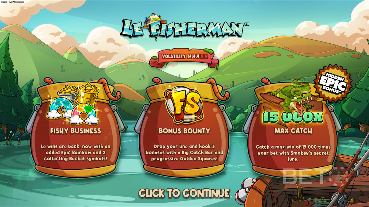 Win 15,000x Your bet in the Le Fisherman Online Pokie!