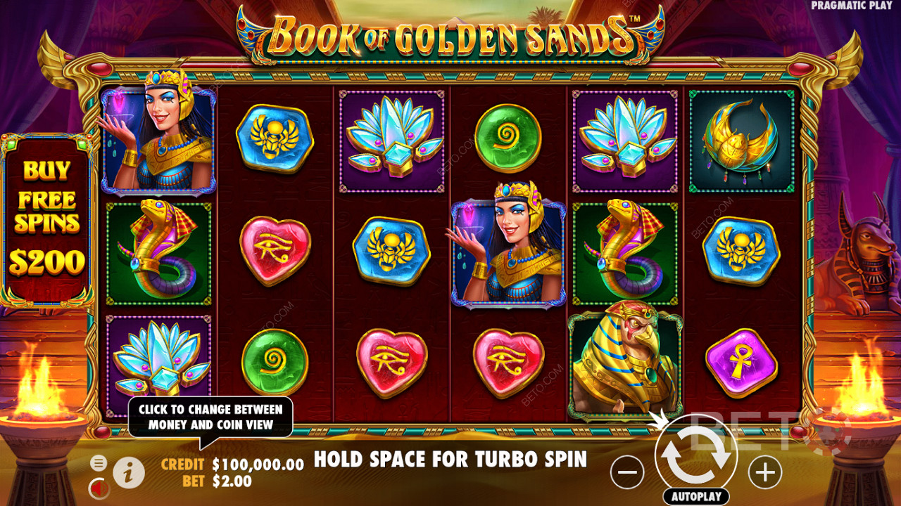 Tap the Bonus Buy feature to snag free spins
