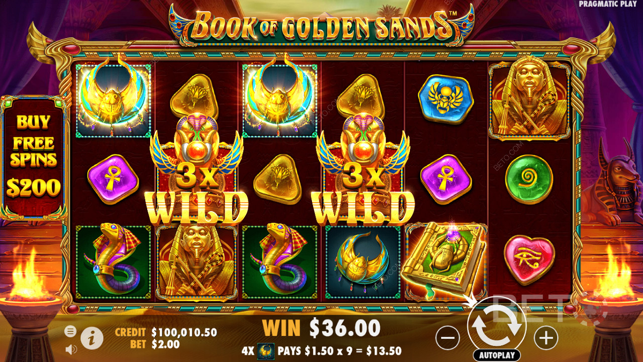 Multiplier Wilds amp up wins in the main game