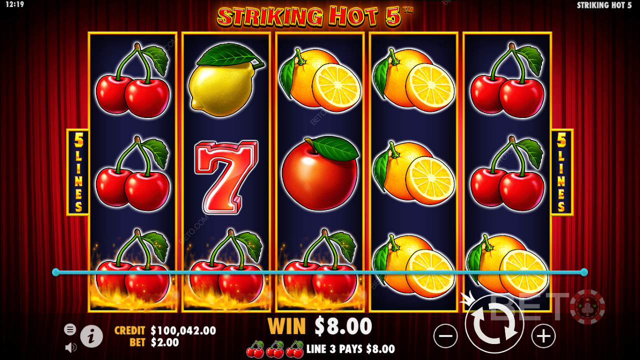 This fruity pokie boasts a 96.29% RTP and packs a high volatility punch