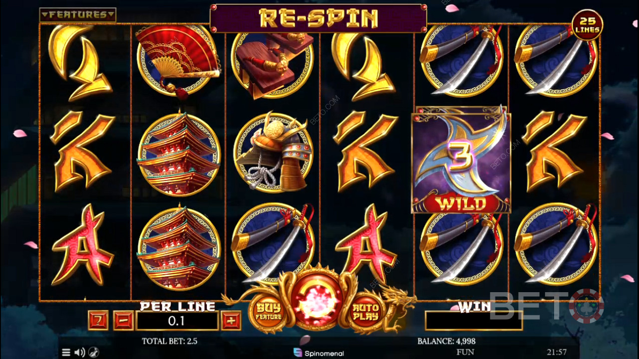 Score a Countdown Wild for 3 Bonus Spins