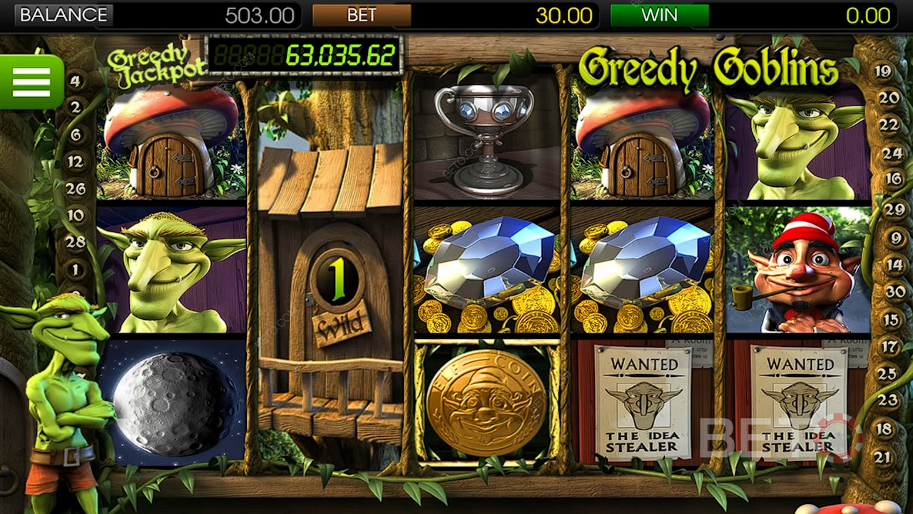 Revel in the cheeky antics of Goblins in this ripper Betsoft pokie romp