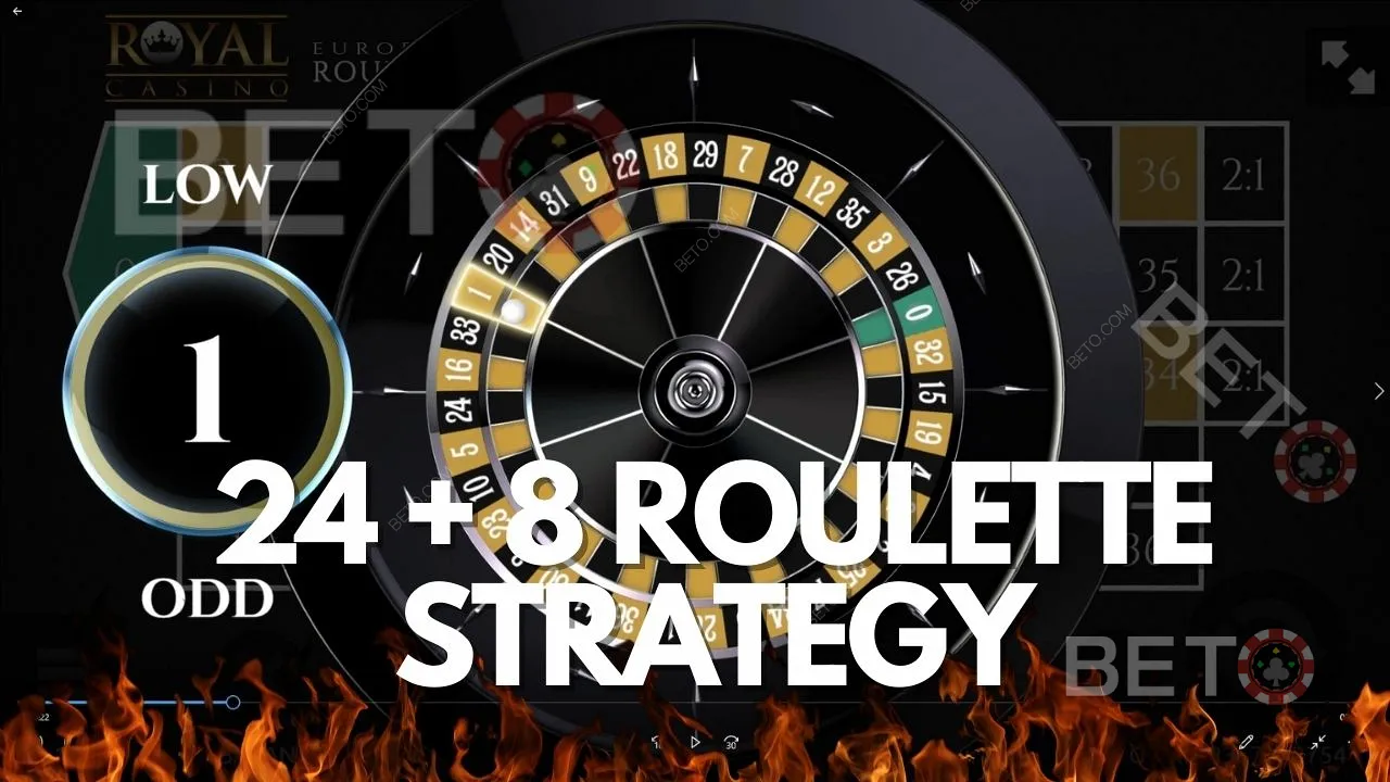 Discover how to use the 24+8 Roulette Strategy in pokie betting systems