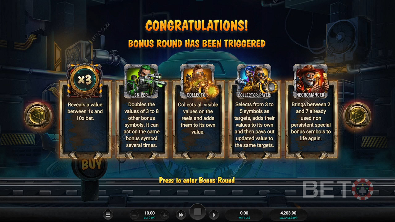 Rack up symbols to boost Multipliers and collect 