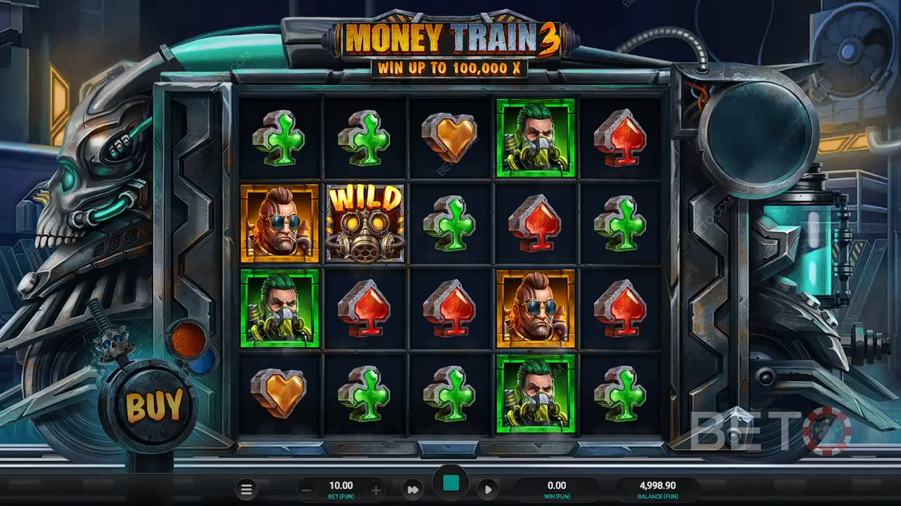 Crack a ripper Respin round in Money Train 3 pokie