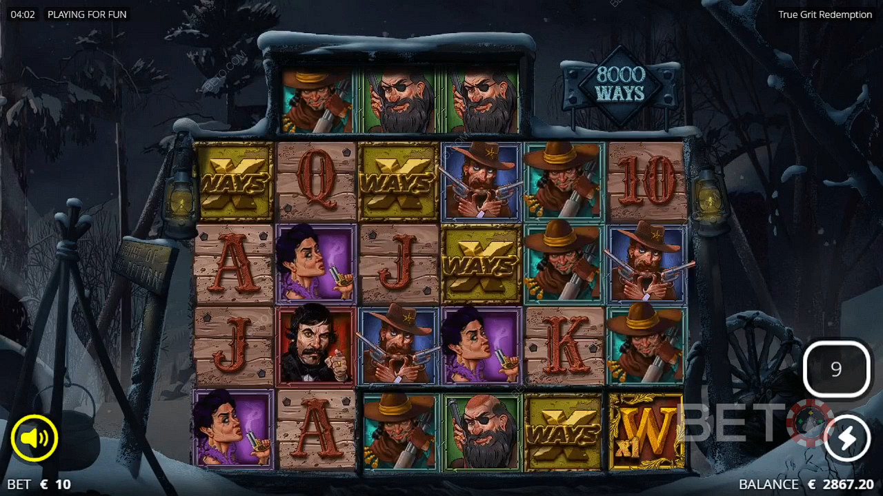 All positions are unlocked in True Grit Redemption