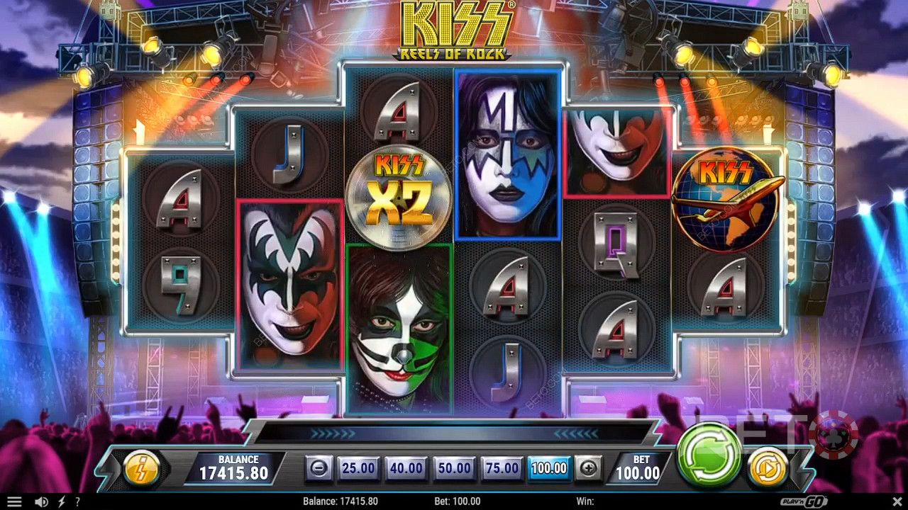 KISS Reels of Rock Free Play