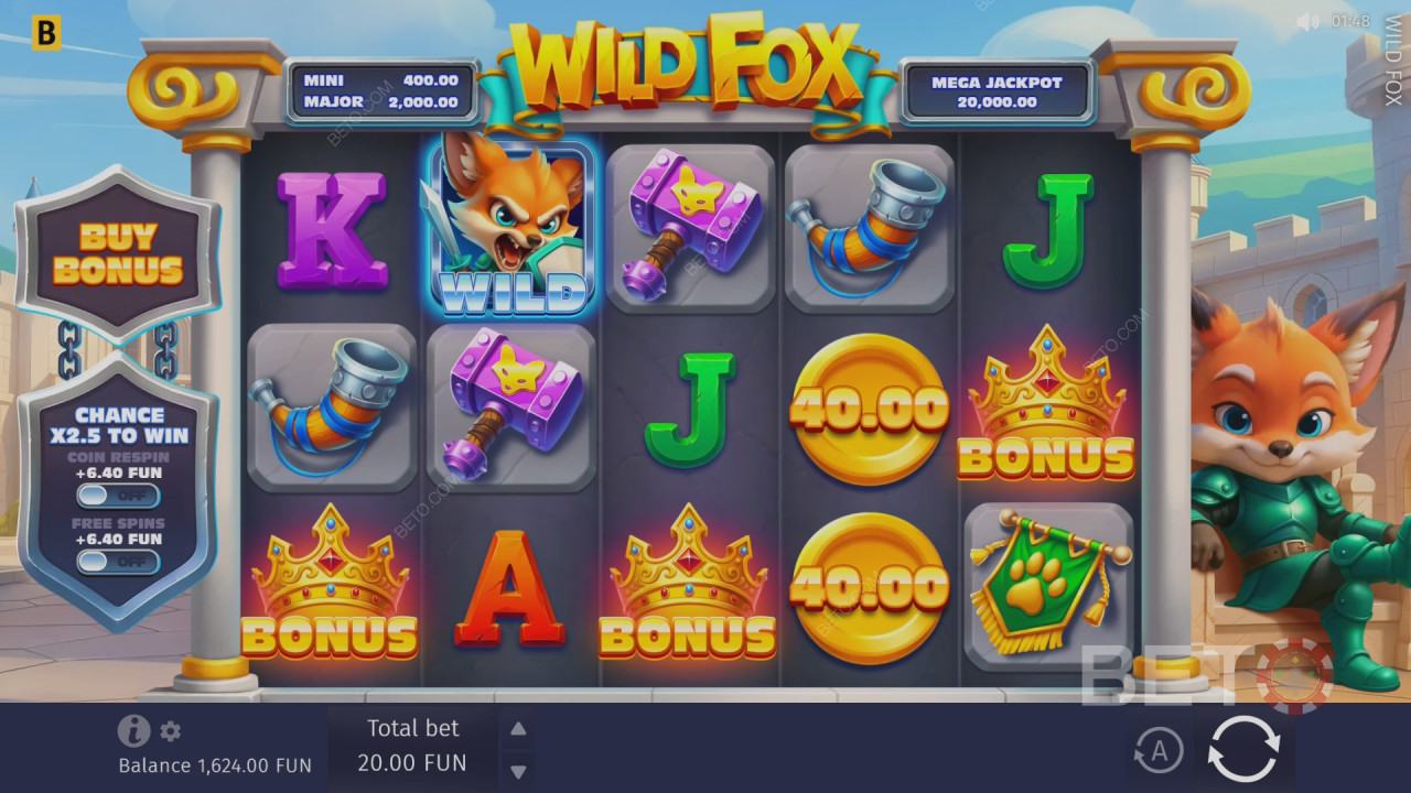 Wild Fox Review by BETO Pokies