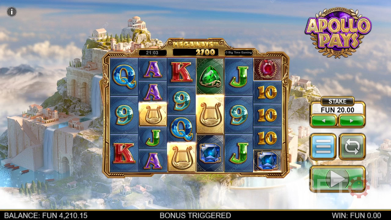 Apollo Pays Megaways Review by BETO Pokies