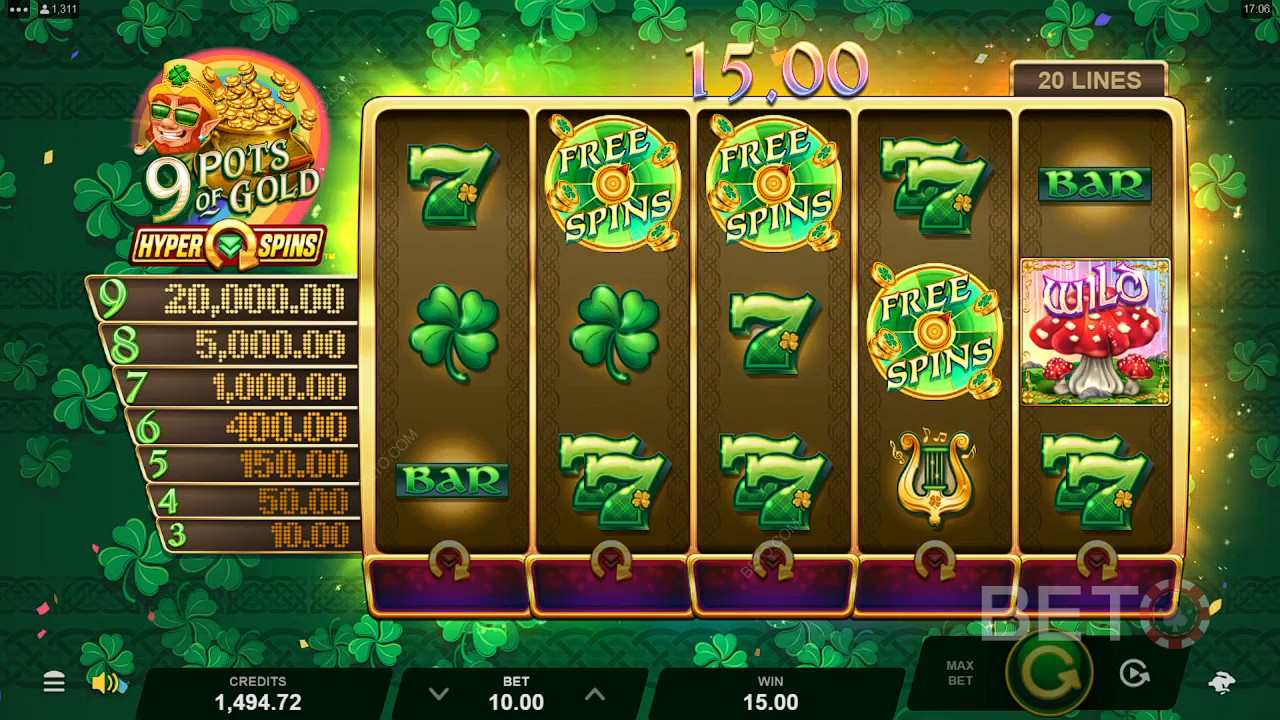 9 Pots of Gold HyperSpins Free Play