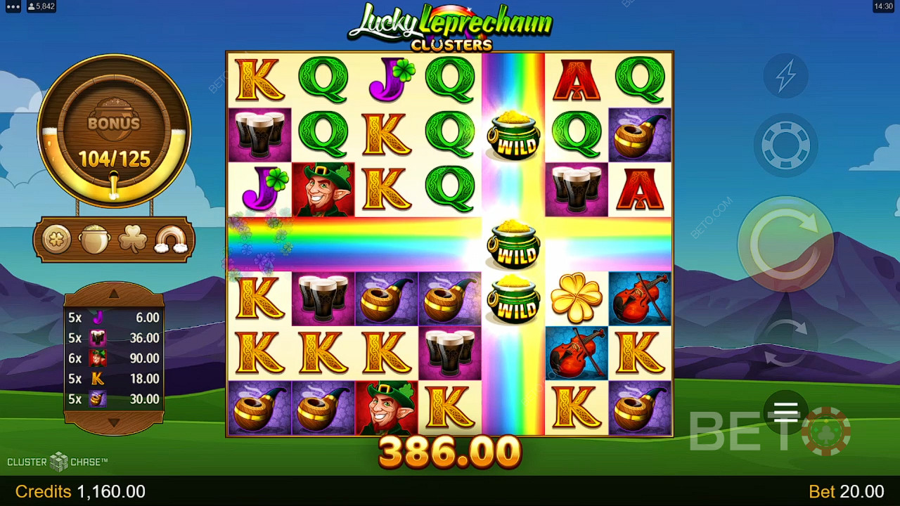 Lucky Leprechaun Clusters Free Play