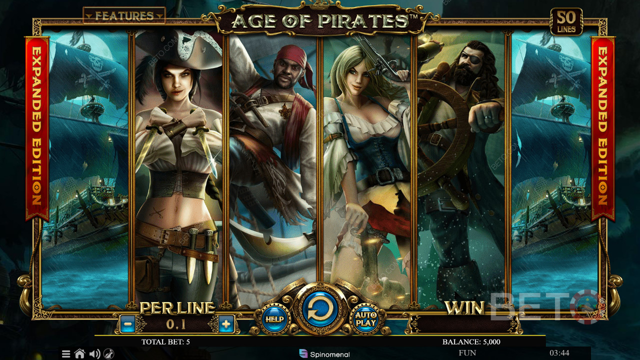 Age Of Pirates Expanded Edition Review by BETO Pokies
