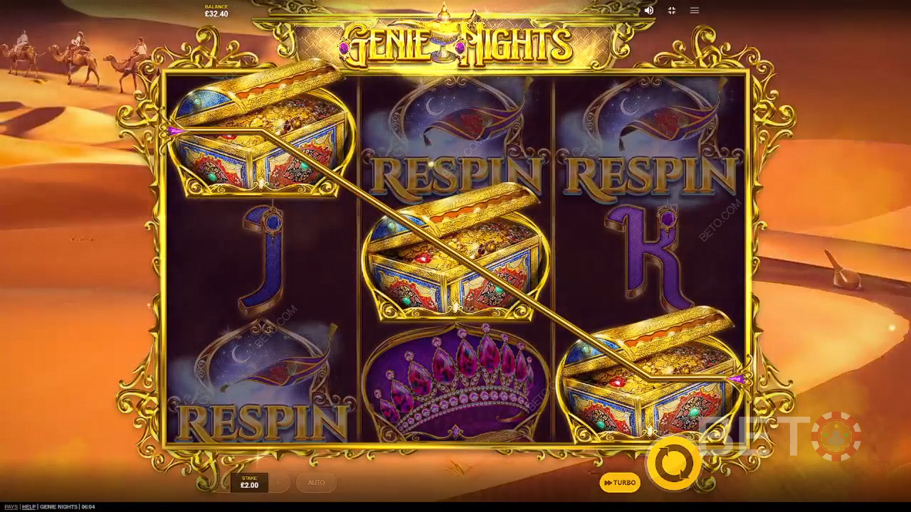 Genie Nights Review on BETO Pokies