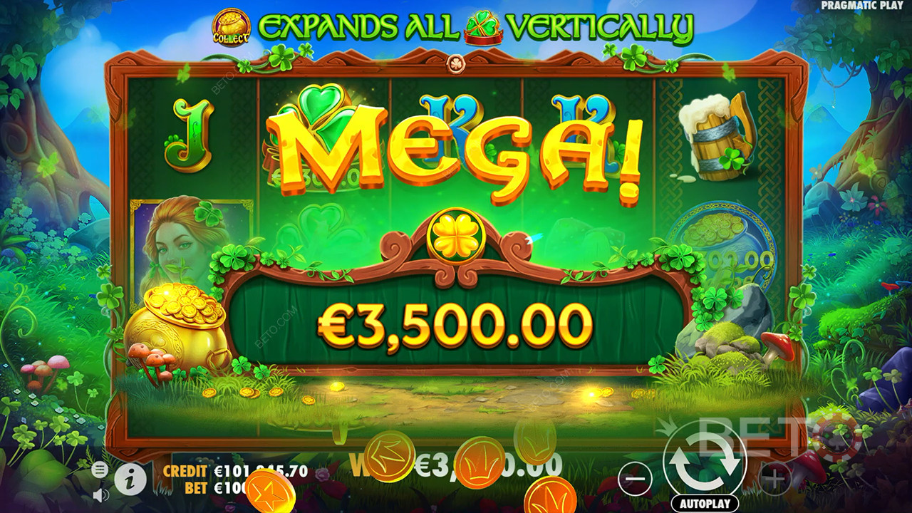 Score 5,000x Your Wager in the Clover Gold Pokie!