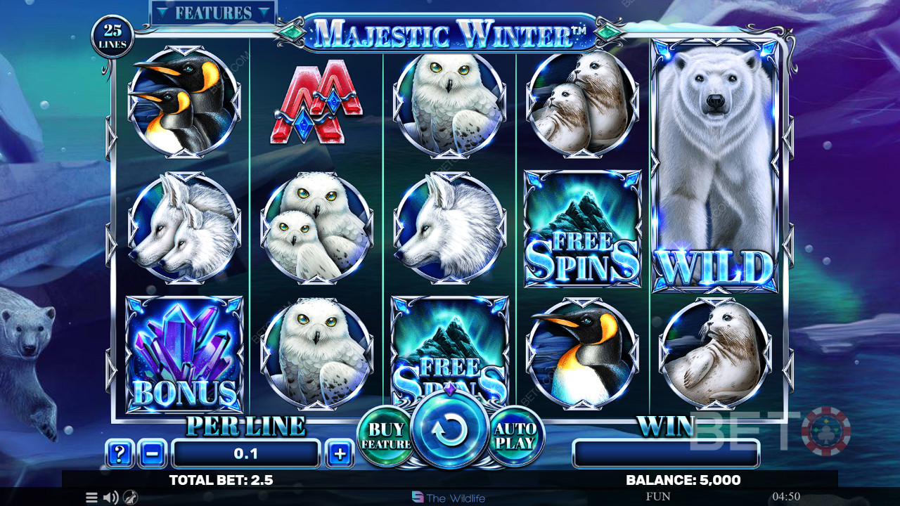 Majestic Winter Review by BETO Pokies