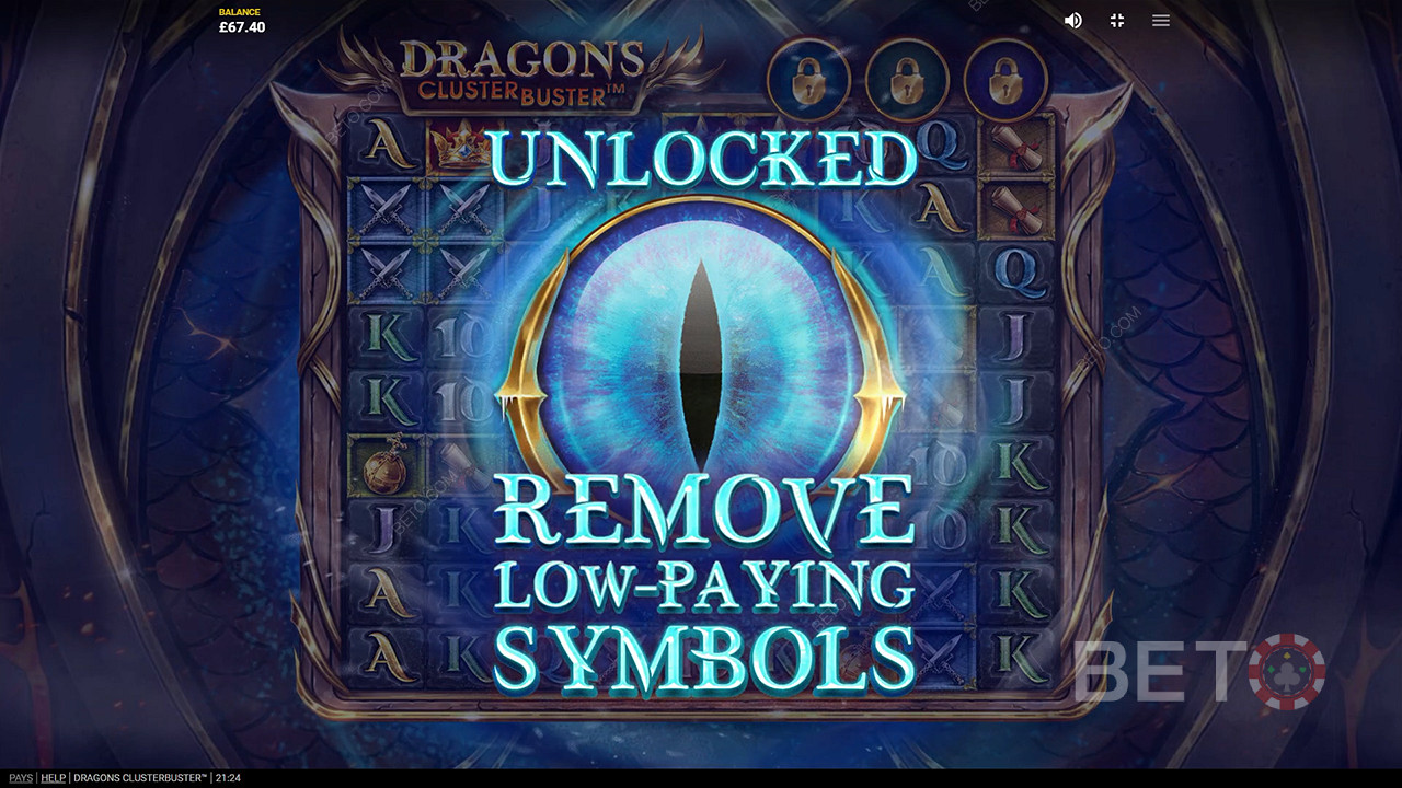 Snag 7,777x Your Wager in Dragons Clusterbuster Pokie Game!