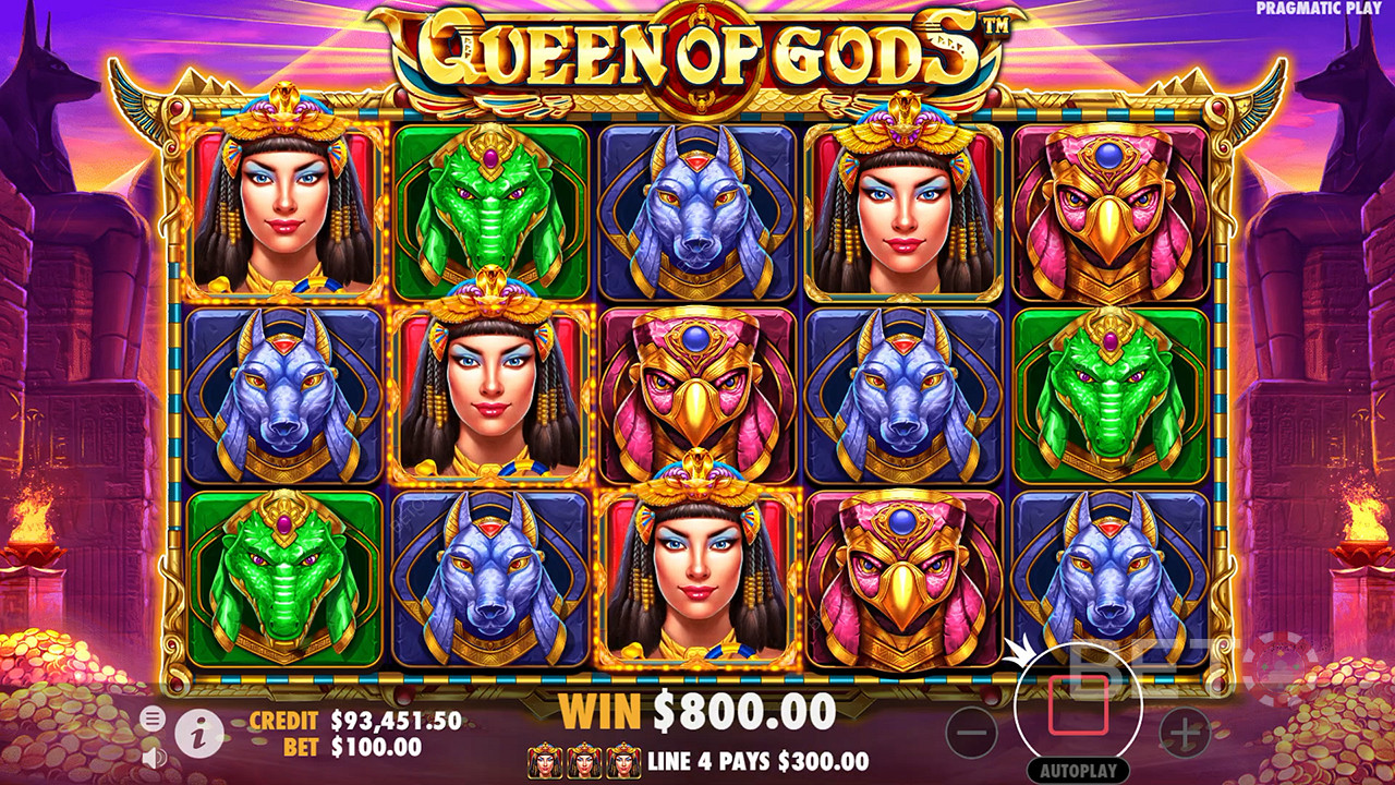 Queen of Gods Review by BETO Pokies