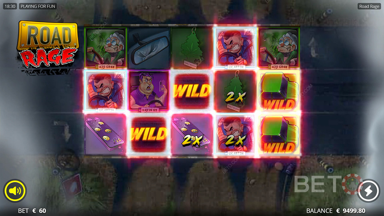 Rev up your wins with Wild Cars in the base game
