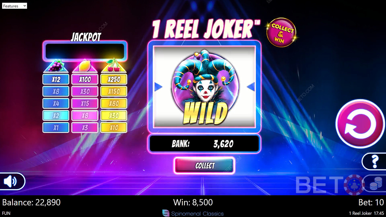 1 Reel Joker Review by BETO Pokies
