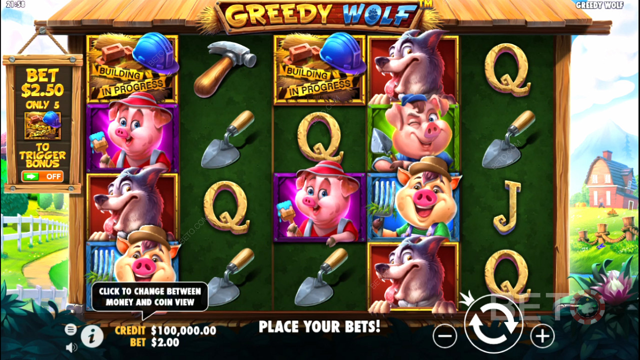 Hit the Ante Bet to boost your wager and bonus odds on this ripper pokie