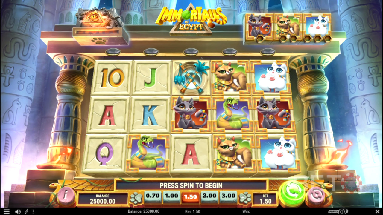 Immortails of Egypt Review by BETO Pokies