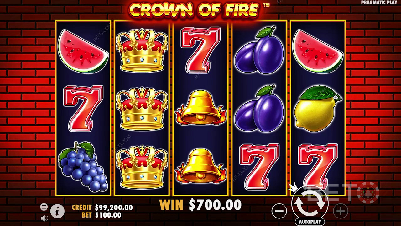 Crown of Fire Review by BETO Pokies