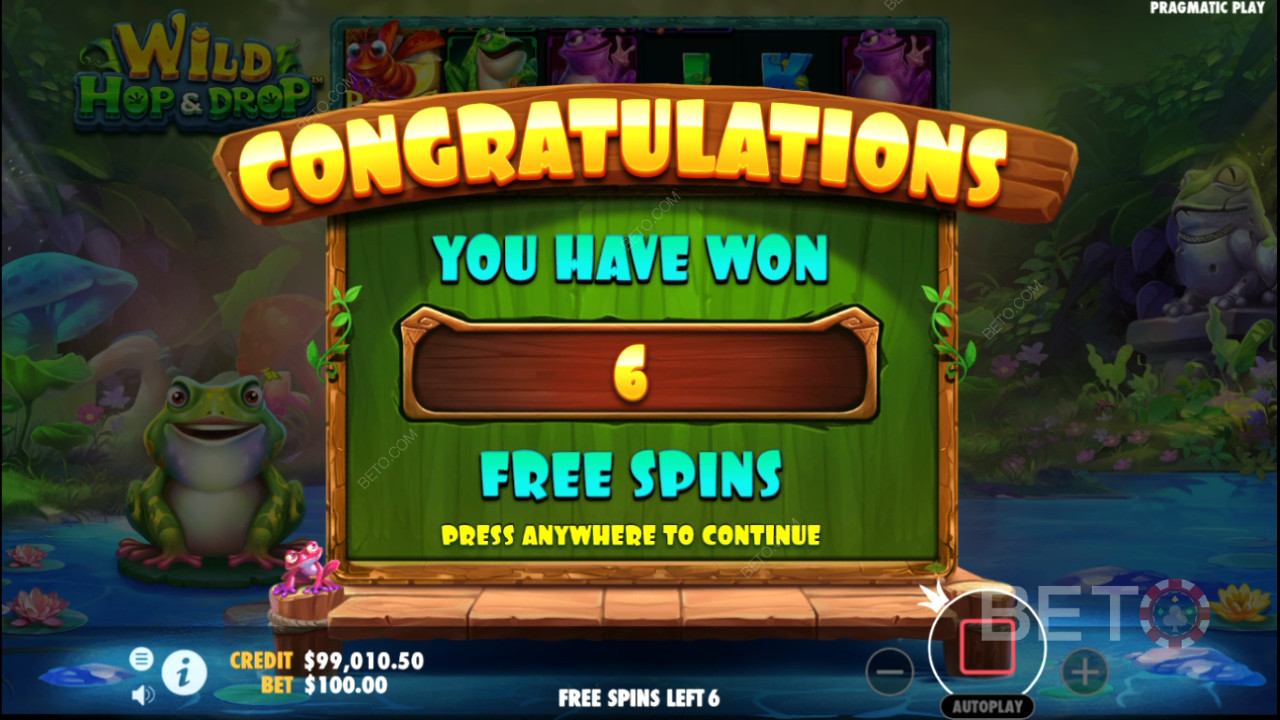 Ripper Bonus Features in Wild Hop and Drop by Pragmatic Play