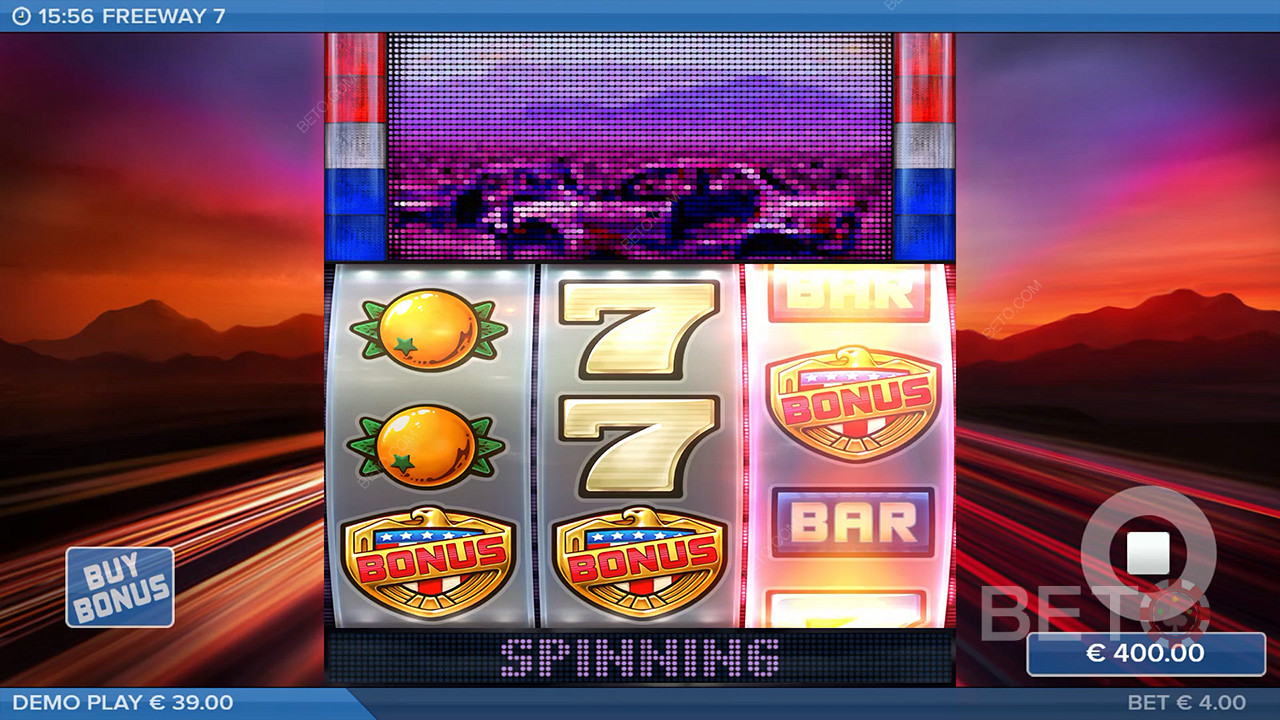 Score 3 bonus icons to unlock Free Spins