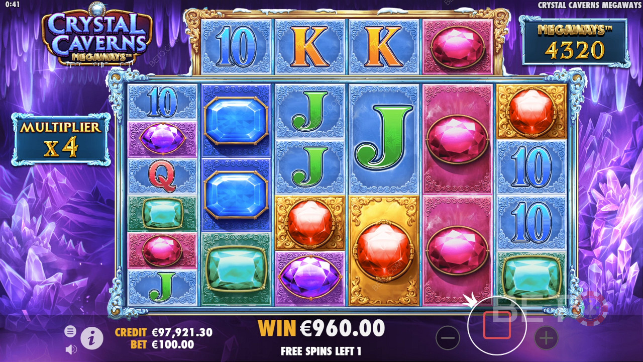 Crystal Cavern Megaways Review by BETO Pokies