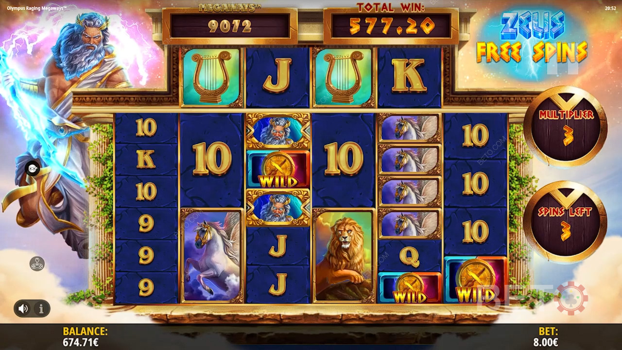 Olympus Raging Megaways Review by BETO Pokies
