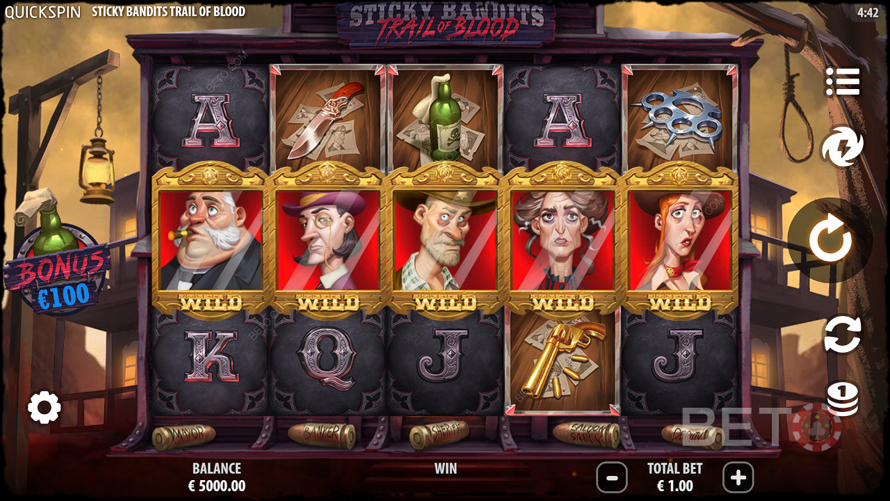 Sticky Bandits Trail of Blood Free Play