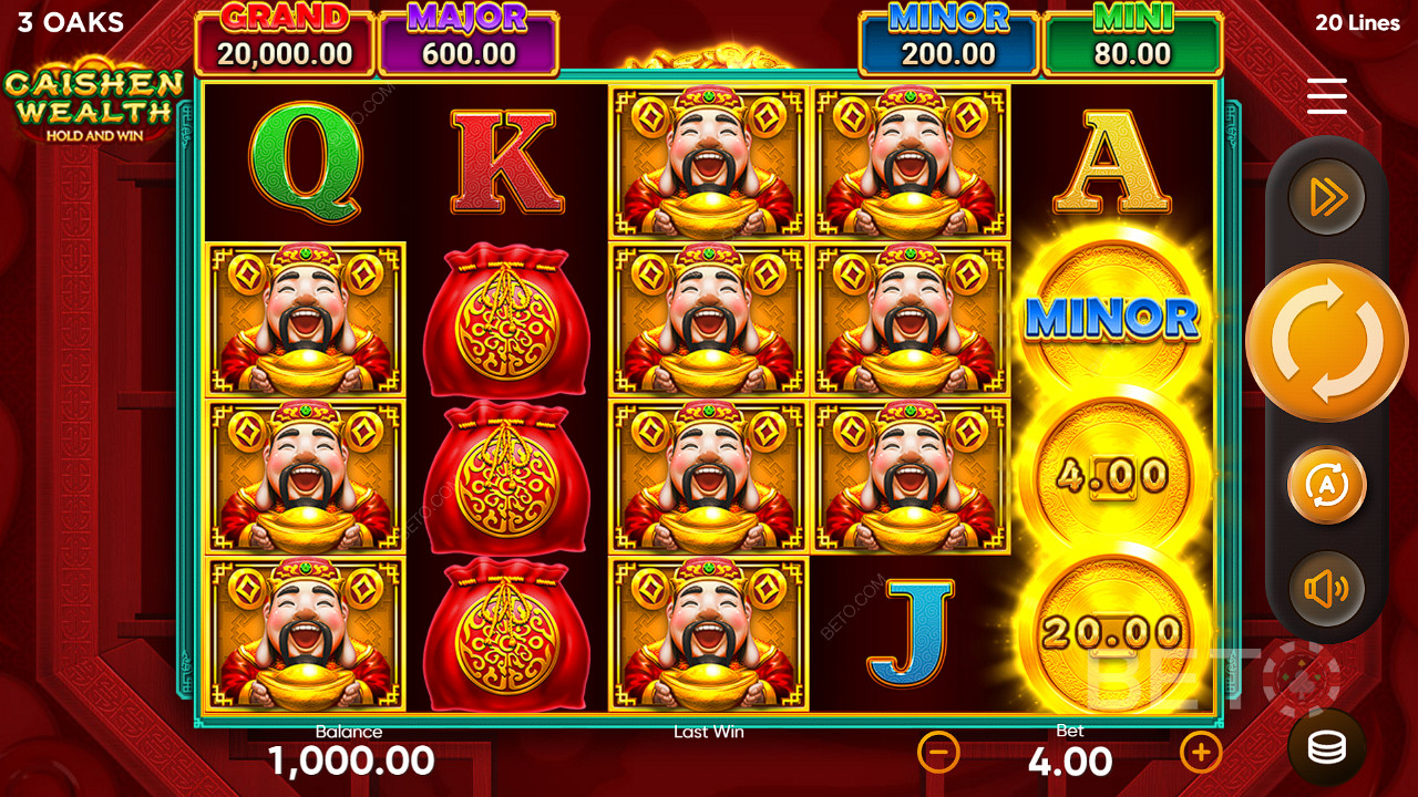 Caishen Wealth Hold and Win Free Play