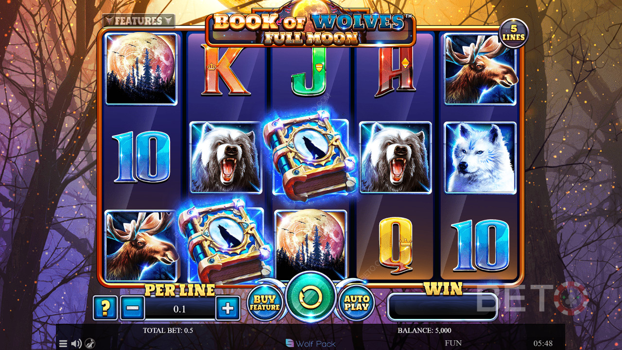 Book Of Wolves - Full Moon Review by BETO Pokies