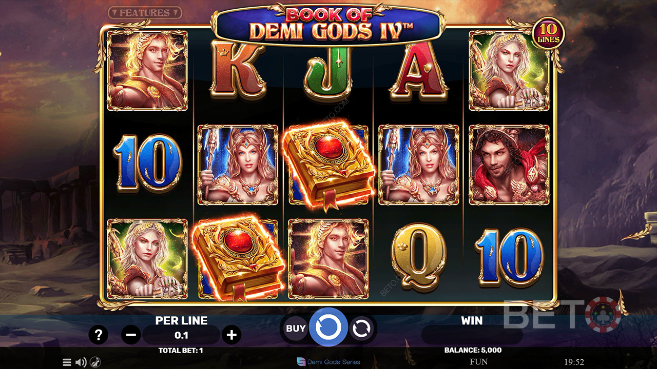 Book Of Demi Gods IV Review by BETO Pokies