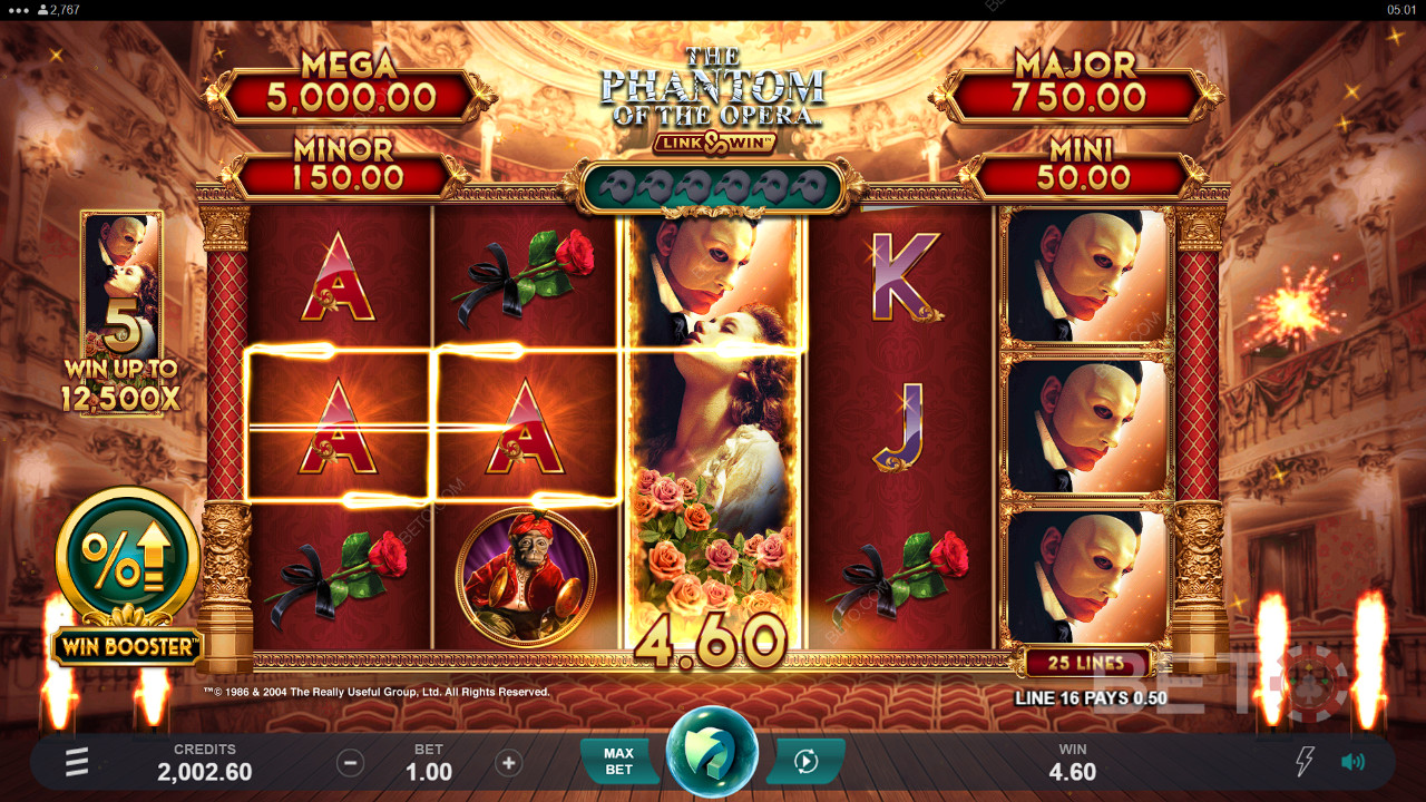 The Phantom of the Opera Link and Win Review by BETO Pokies
