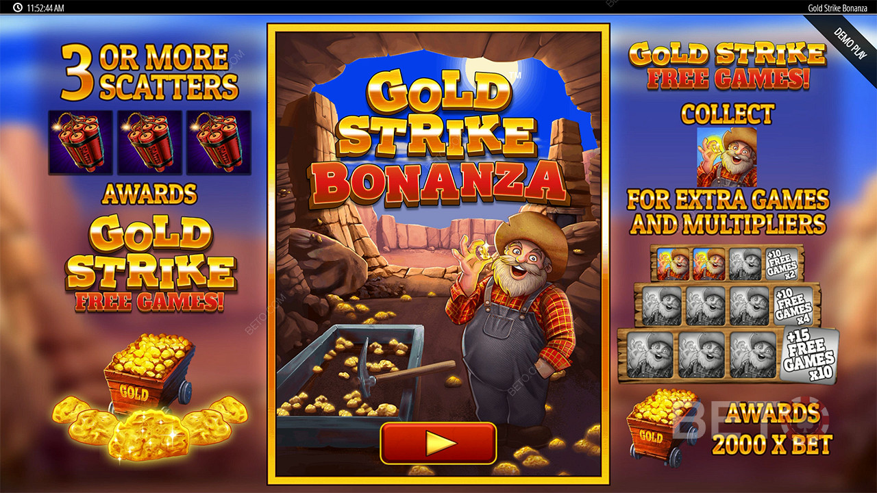 Gold Strike Bonanza Fortune Play: Ripper Bonus Features Breakdown