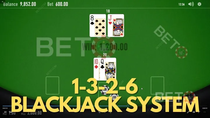 Master the 1-3-2-6 Blackjack Betting System like a true Aussie punter