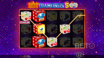 Hot Diamonds 5 Dice Free Play in Demo Mode ✚ Pokie Review