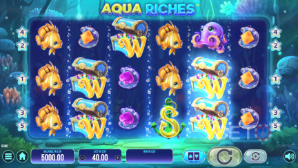 Aqua Riches Free Play in Demo Mode ✚ Pokie Review