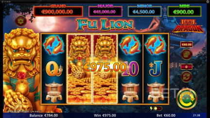 Jewel of the Dragon Fu Lion Free Play in Demo Mode ✚ Pokie Review