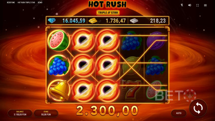 Hot Rush Triple Star Free Play in Demo Mode ✚ Pokie Review