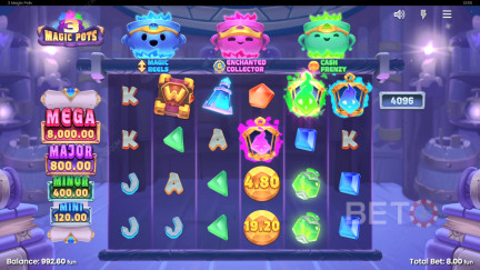 3 Magic Pots Free Play in Demo Mode ✚ Pokie Review
