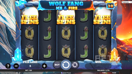 Wolf Fang - Ice & Fire Free Play in Demo Mode ✚ Pokie Review